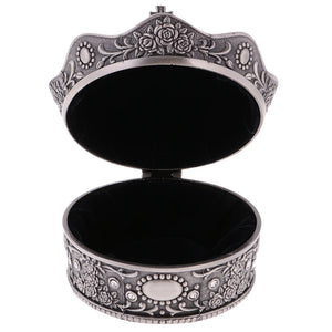 Vintage Shape Jewelry Box Container Antique Storage Display Collection Box