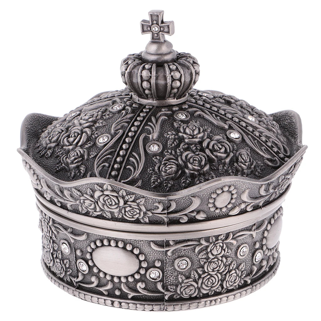 Vintage Shape Jewelry Box Container Antique Storage Display Collection Box