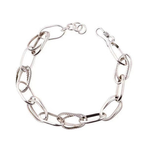Vintage Silver Bracelets with Suspension for Woman Gothic Jewelry Kpop Accessori
