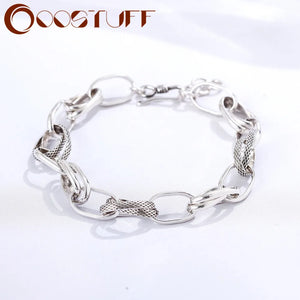 Vintage Silver Bracelets with Suspension for Woman Gothic Jewelry Kpop Accessori