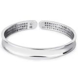 Vintage Silver Heart Sutra Bangles - Women Men Jewelry