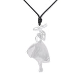 Vintage Silver Shape Leather Rope Accessories Women Gothic Gift