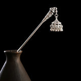 Silver Indian Bells Hairpin Tassel Pendant Hair Sticks for Women
