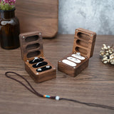 Vintage Wooden Jewelry Box Antique Chinese Style Earrings Rings Watch Storage