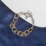Vintage Stainless Steel Bracelets Silver Cable Wire Hand Chain