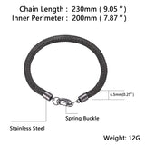 Vintage Stainless Steel Chain Bracelet For Men GS0102