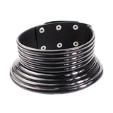 Vintage African Leather Choker Necklace for Women