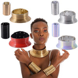 Vintage Leather Choker Necklace for Women