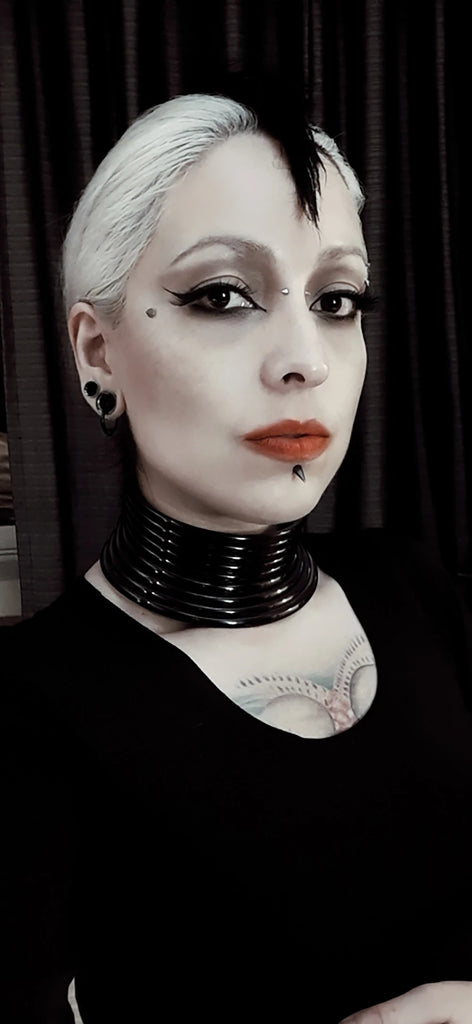 Vintage Leather Choker Necklace for Women