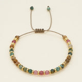 Colorful Beaded Bracelet Bohemian Drawstring Birthday Party