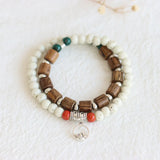 Vintage Ceramic Beads Bracelet for Girls Jewelry Gift