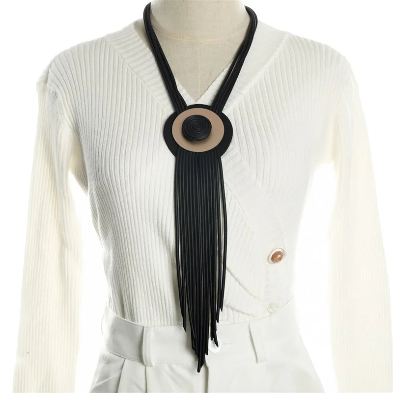 Vintage Style Women Necklaces Leather Pendant Necklaces Jewellery
