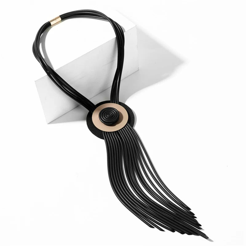Vintage Style Women Necklaces Leather Pendant Necklaces Jewellery