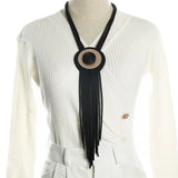 Vintage Style Women Necklaces Leather Pendant Necklaces Jewellery