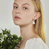 High-End Vintage Style Baroque Pearl Earrings