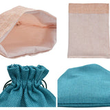 Vintage Linen Jewelry Travel Storage Bag