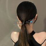Vintage Metal Hairpin Tassel Flower Hair Stick Headwear Women Jewelry