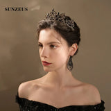 Vintage Tairas Metal Bridal Wedding Hair Jewelry Baroque Girls Party Headwear