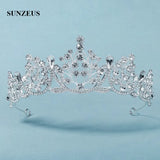 Vintage Tairas Metal Bridal Wedding Hair Jewelry Baroque Girls Party Headwear