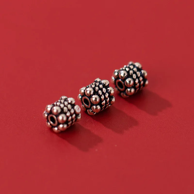 Thai Silver 5mm Spacer Beads 925 Sterling DIY Jewelry