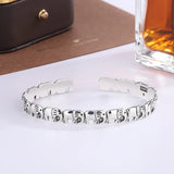 Vintage Thai Silver Elephant Bracelet Women's Personality Used Bracelet