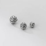 Vintage Thai Silver Pixiu Spacer Beads 925 Sterling Silver DIY Char