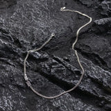 Vintage Thai Silver Doudou Necklace Women 925 Sterling Silver
