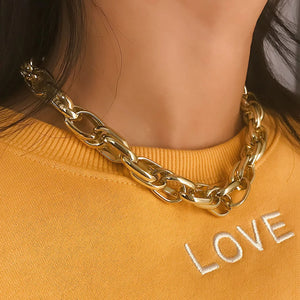 Vintage Collar Necklace for Men - Metal Charm for Girls