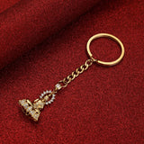 Vintage Tibetan Amitabha Buddha Pendant Keychain