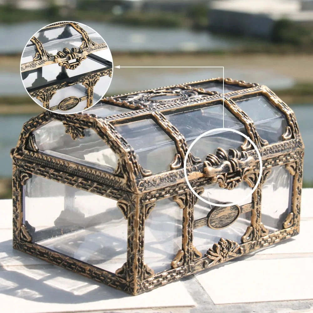 Vintage Pirate Treasure Box for Jewelry