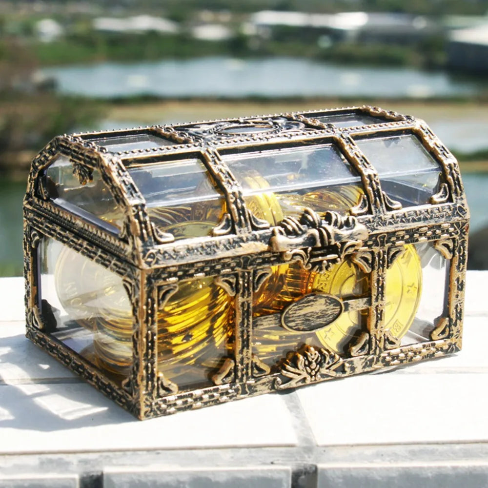 Vintage Pirate Treasure Box for Jewelry