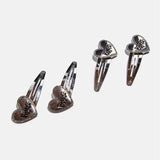 Vintage Heart Butterfly Hairpin Sweet Charm Hair Clip Y2k Hair Accessories
