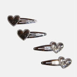 Vintage Heart Butterfly Hairpin Sweet Charm Hair Clip Y2k Hair Accessories