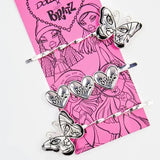 Vintage Heart Butterfly Hairpin Sweet Charm Hair Clip Y2k Hair Accessories