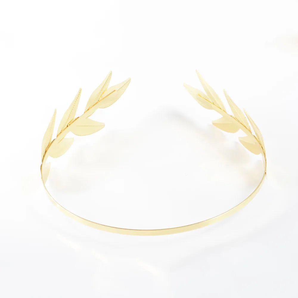Vintage Leaf Headband Wedding Hair Accessories Tiara Crown Bridal Jewelry