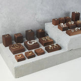 Vintage Walnut Wood Jewelry Displays Holder Rack Dark Brown