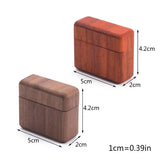 Vintage Wedding Wood Ring Box Jewelry Storage Box Necklace Earrings Container