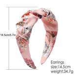 Wide Hair Hoop Twisted Headband for Women