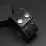 Vintage Wide Wrap Leather Bracelets for Men and Women