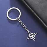 Vintage Witches Knot Keychain Stainless Steel Witchcraft Keyring Gift