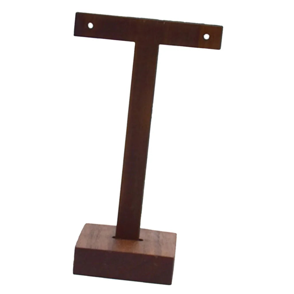 Vintage Wood Jewelry Hanging Storage Holder Rack