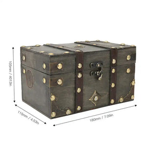 Vintage Wooden Box Grey Vintage Wood Storage Box Ideal Gift