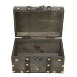 Vintage Wooden Box Grey Vintage Wood Storage Box Ideal Gift