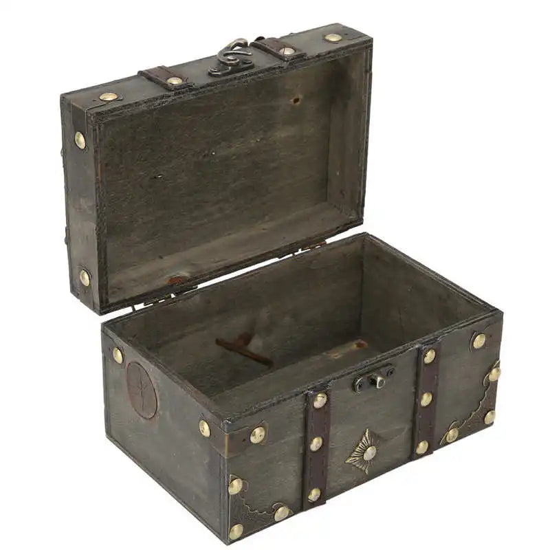 Vintage Wooden Box Grey Vintage Wood Storage Box Ideal Gift