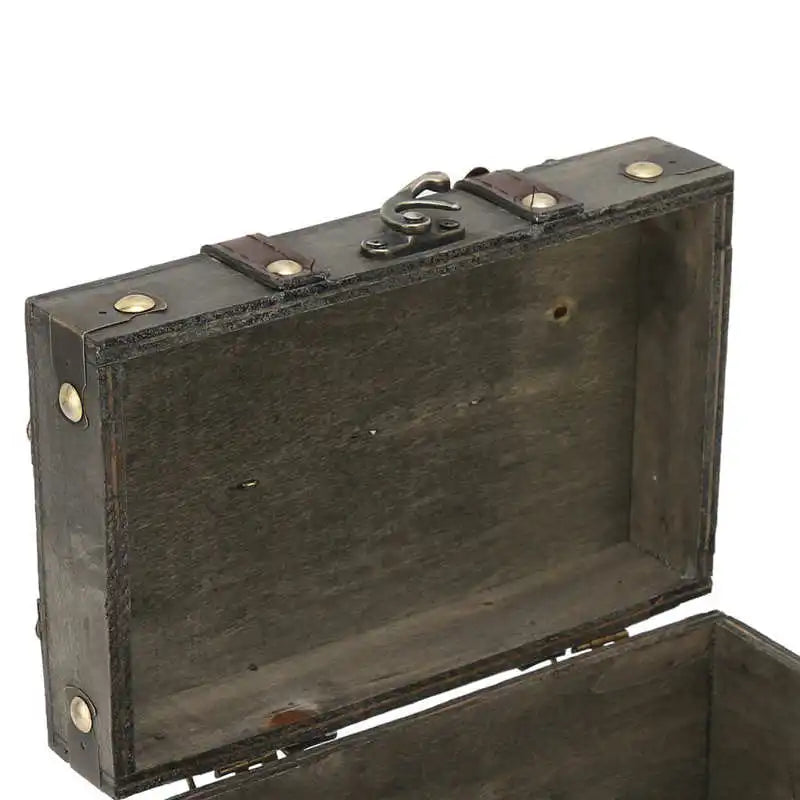 Vintage Wooden Box Grey Vintage Wood Storage Box Ideal Gift