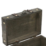 Vintage Wood Storage Box Grey for Bracelets