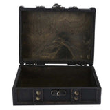 Vintage Wooden Jewelry Box Case Earrings Pendant Jewelry Storage Box With Lock