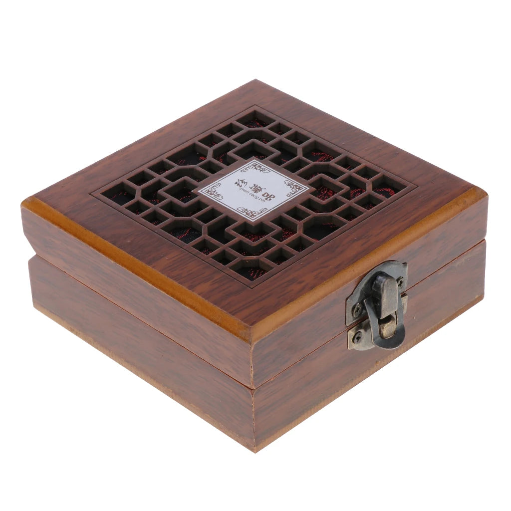 Vintage Wooden Jewelry Box Necklace Bracelet Storage