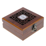 Vintage Wooden Jewelry Box Necklace Bracelet Storage