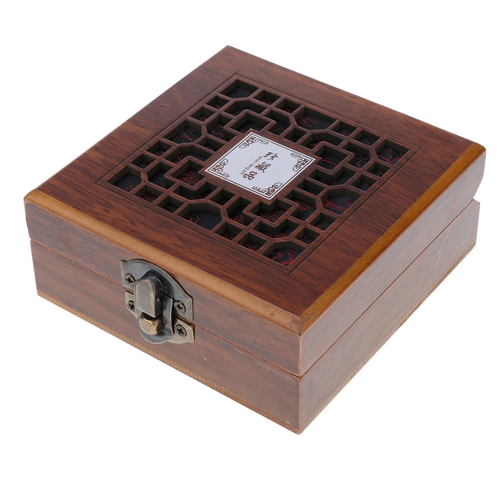 Vintage Wooden Jewelry Box Necklace Bracelet Storage